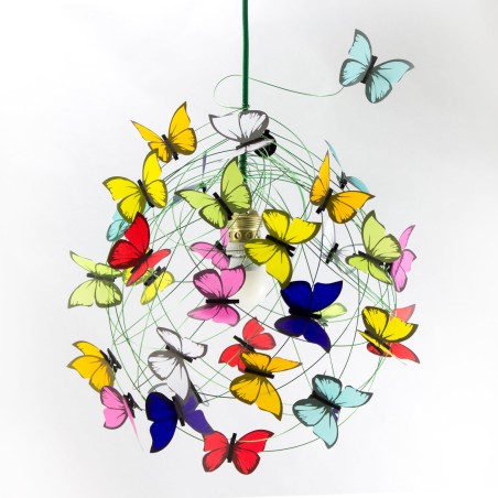 Ceiling light with butterfly Shadow lamp