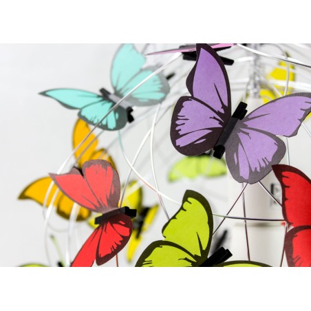 Ceiling light with butterfly Shadow lamp